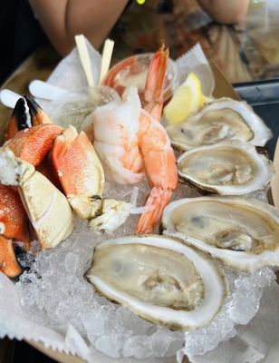 Oysters, Shrimp Cocktail and Jonah Crab Claws