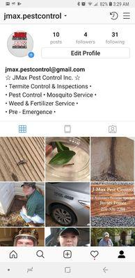 Follow us on Instagram at:
Jmax.pestcontrol