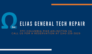 Elias General Tech Repair Business Card