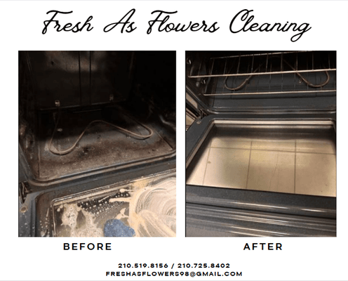 Deep clean oven.