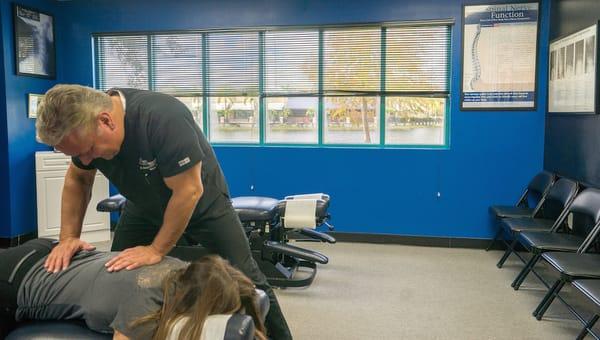 Clinic rehabilitation room.