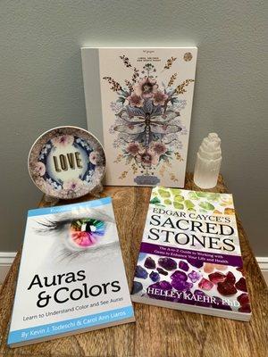 Metaphysical books, Selenite and Unique Gifts