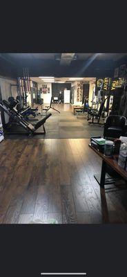 The gym/supplement shop