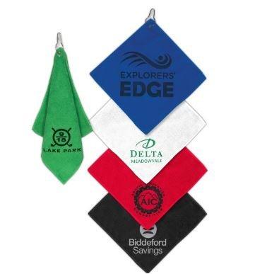 Keep your balls clean and dry with these microfiber golf towels!