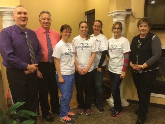 Our office staff after a long Mother's Day of Dentistry where we provided 1 free procedure to Mothers in the Treasure Valley