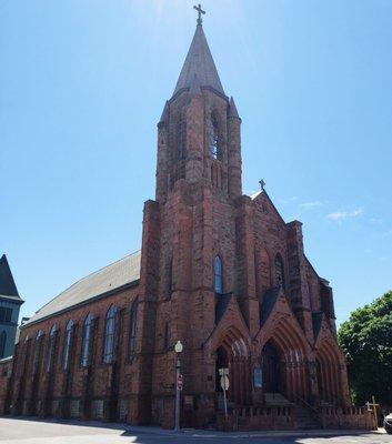 Facade for St. Anne's Church (1900), now Keweenaw Heritage Center