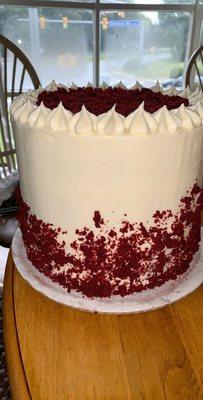 Red Velvet Cake with Cream Cheese Icing