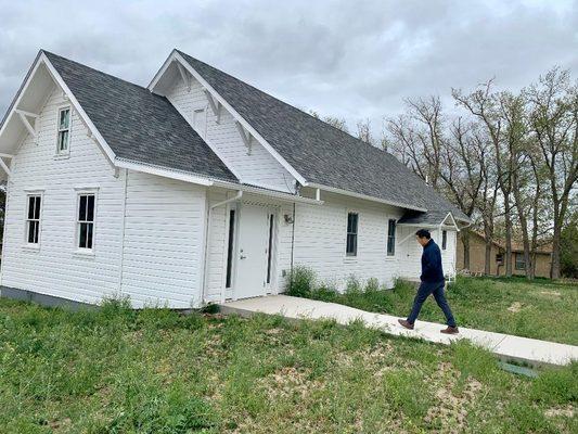 Japanese Hall in its final resting place