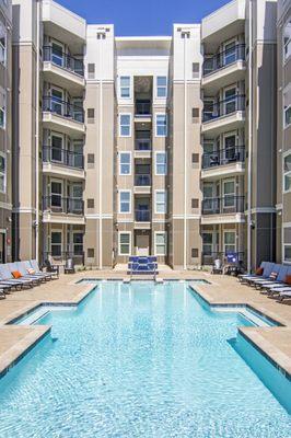 Resort-style pool