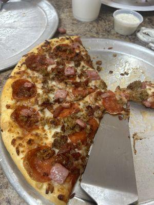 All the Meats Pizza