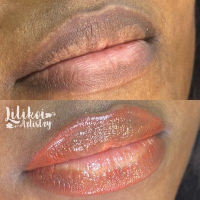 Lip Blush Tattoo