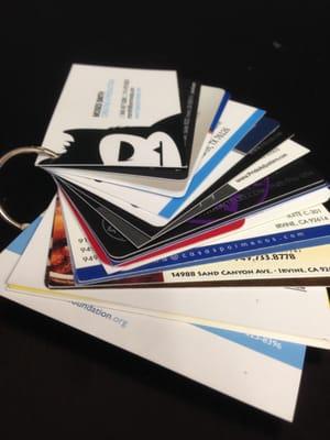 Business Cards Galore: Come look at every type of business card sample you can imagine!