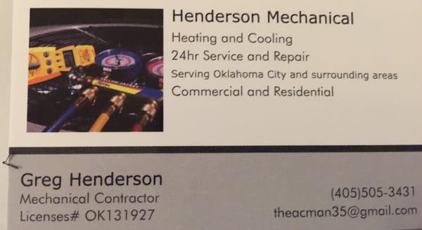 Henderson Mechanical Heat & Air Specialist