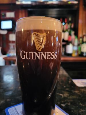 Guinness ,while watching the Giants v Dolphins...Jets v Eagles.