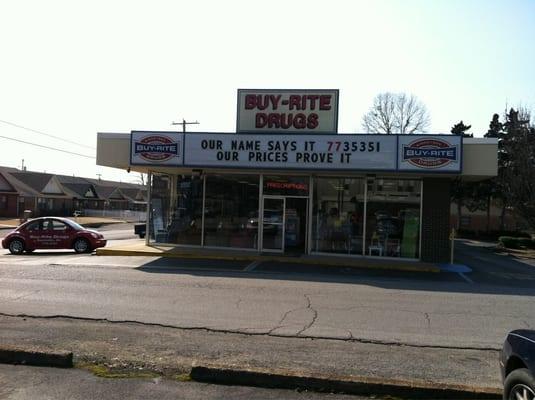 Front of Buy-Rite Drugs