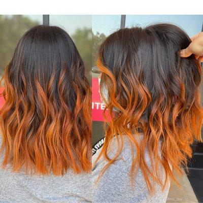 Copper Balayage