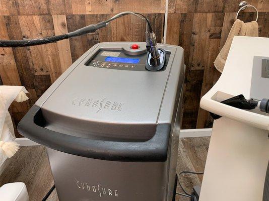 The Cynosure Apogee Elite is an excellent aesthetic laser to target cosmetic treatments for permanent laser hair removal!