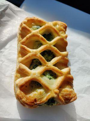 Spinach and Cheese waffle thing