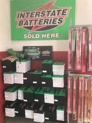 Interstate Batteries Sold Here!