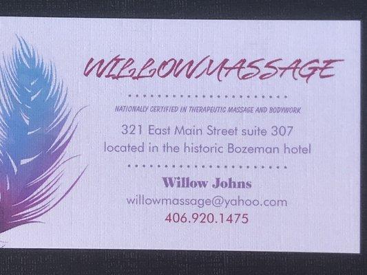 WillowMassage