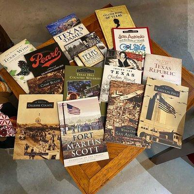 We have many books about Texas history!