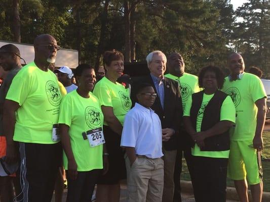 Congressman Barrow at the HBCU  5K