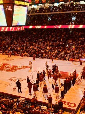 Men's basketball game