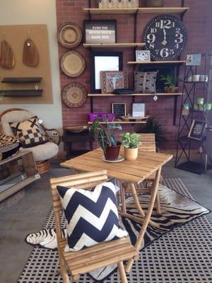 A mix of new, vintage and global home goods. Stop by and see our South African collection.