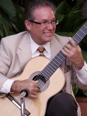 Glenn Tinturin performing classical guitar live.