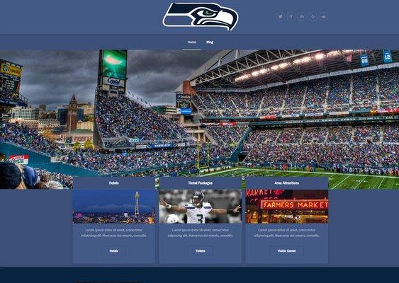 Pathmark Digital https;//www.pathmarkdigital.com client website. Seattle Super Bowl.