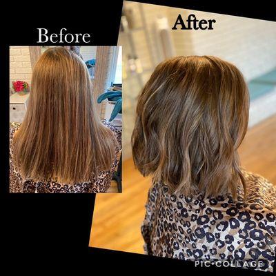 Cut & balayage