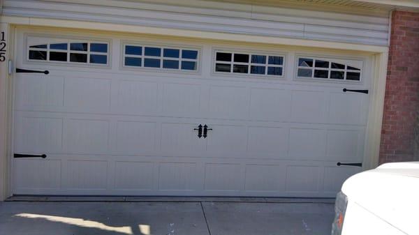 Carriage House Door Installed