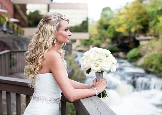 Wedding on location at the Sheraton in Cuyahoga Falls, OH. Hair styles designed by: ExecuStyle (Contessa & Sonja)