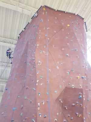 The rock wall