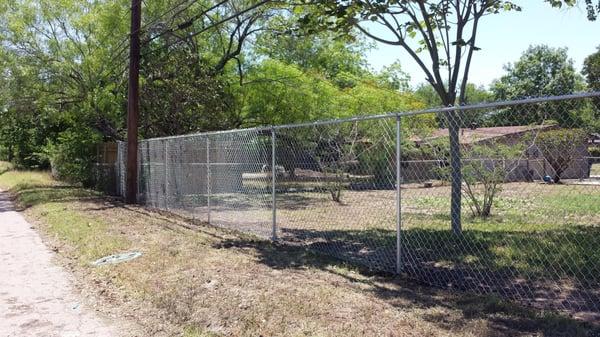 6' Residential chainlink fence.