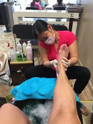 Best pedicure in the state!!