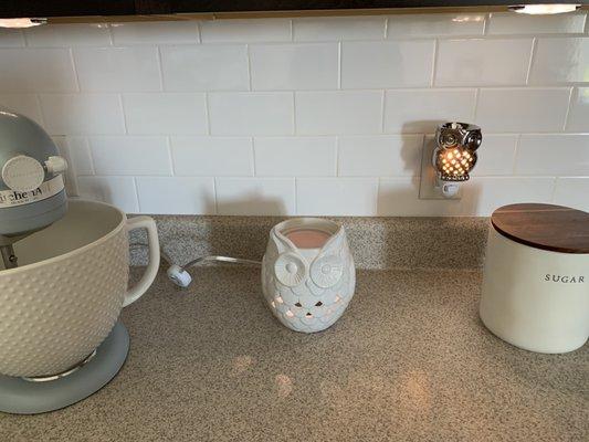 Yankee candle owl wax warmer!