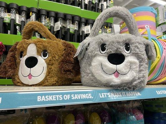 Furry Easter baskets