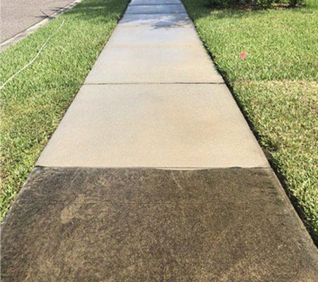 Pressure Washing Services 
 Before and After