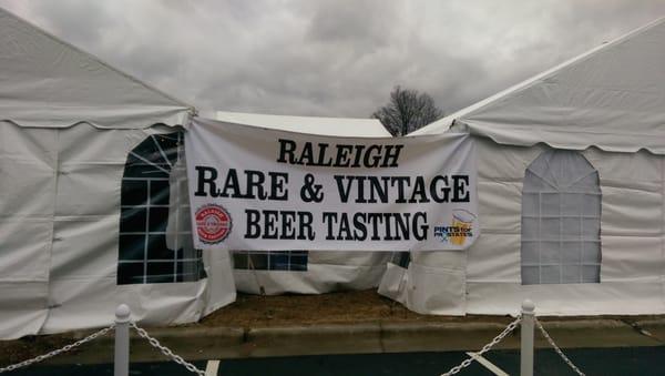 Raleigh Rare and Vintage Beer Tasting