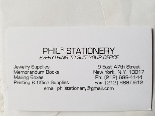 Business card