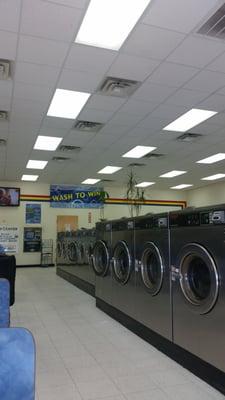 Not to crowded, plenty of washers and dryers.