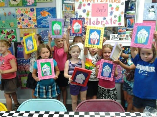 Birthday parties for all ages at A Stroke of Art!