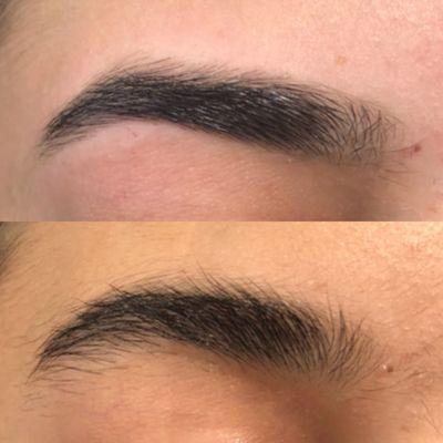 Eyebrow shaping