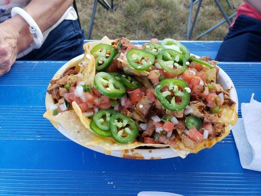 Chicken nachos