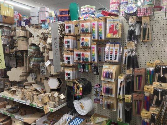 Dollar Tree paints & woodcraft