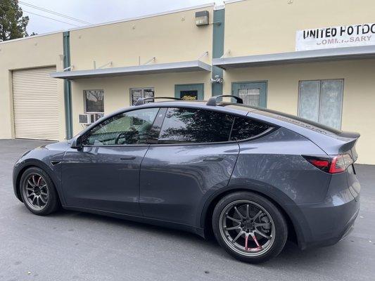 Model Y with MPP coil overs