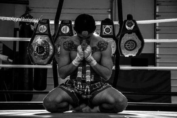 Kru Carlos Lopez, Owner and Founder of Lotus Thai Boxing in Fairfax,VA and an affiliate of Disciple MMA Academy.