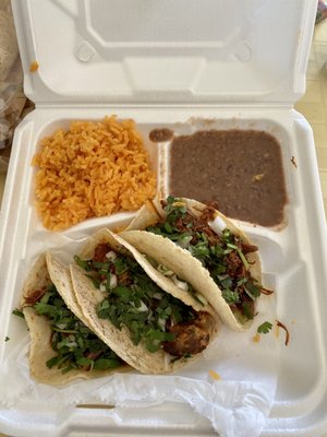 Barbacoa Tacos Combo