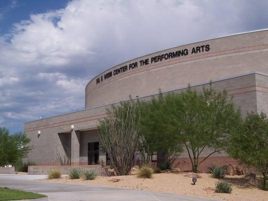 Exterior View of the Webb Center